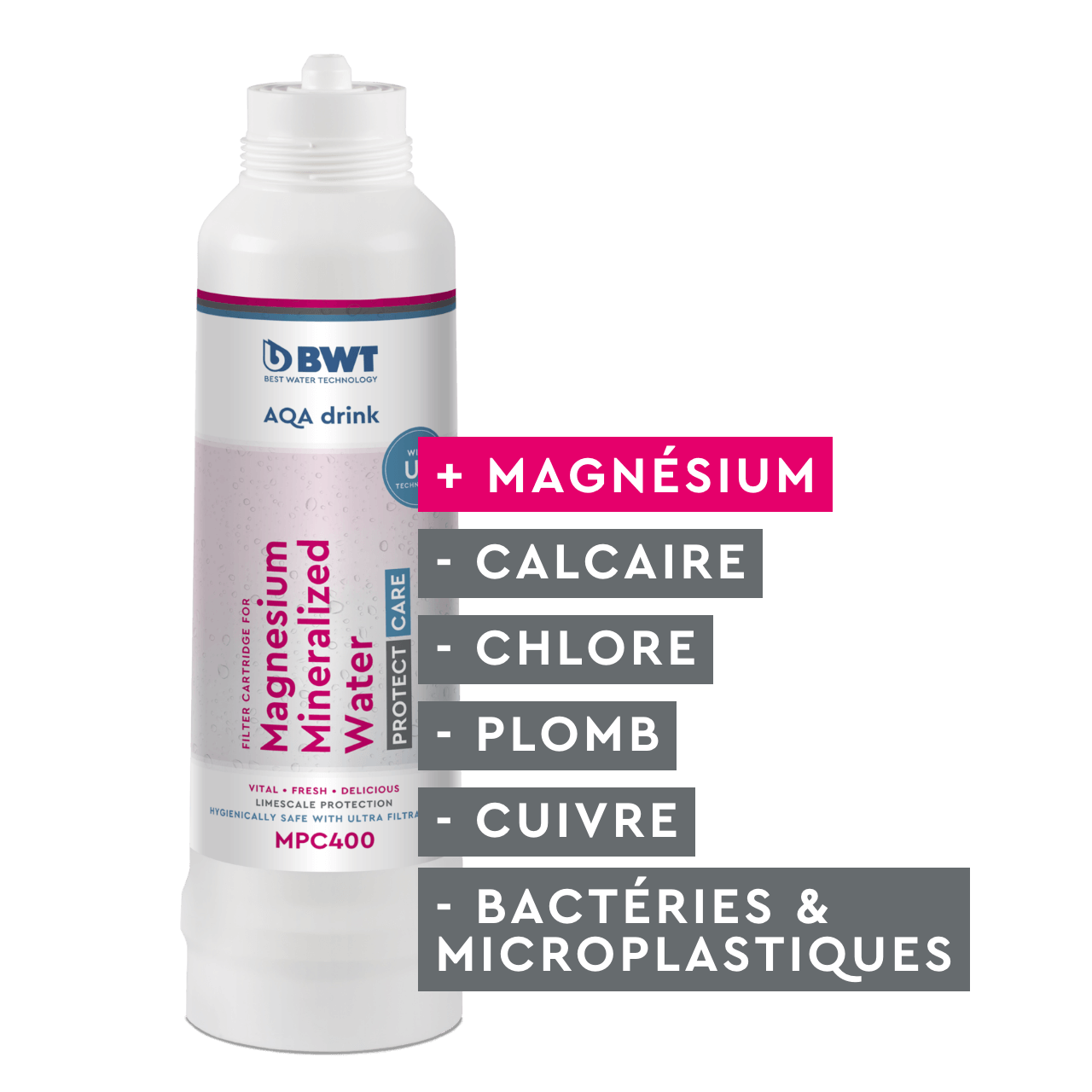 Cartouche filtrantes BWT AQA drink MPC400