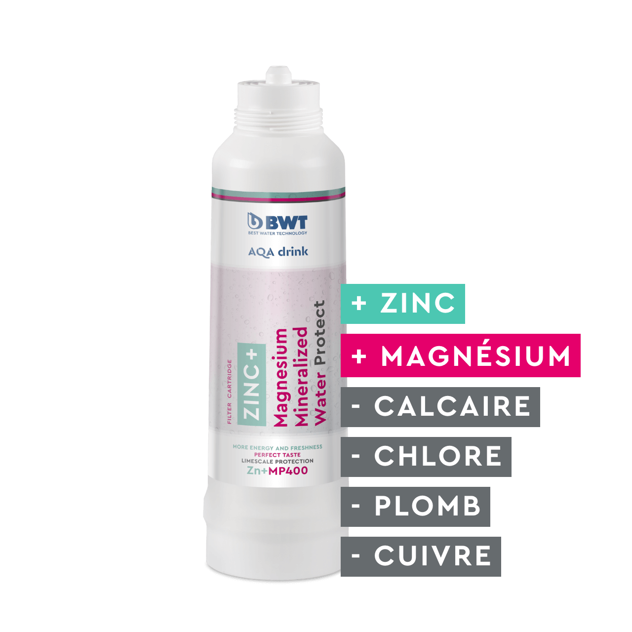 Cartouche filtrantes MP400 + zinc