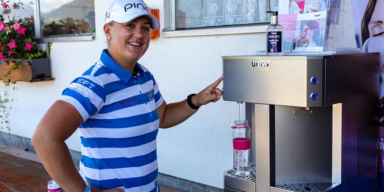 BTW au tournoi de golf Ladies Open Flumserberg