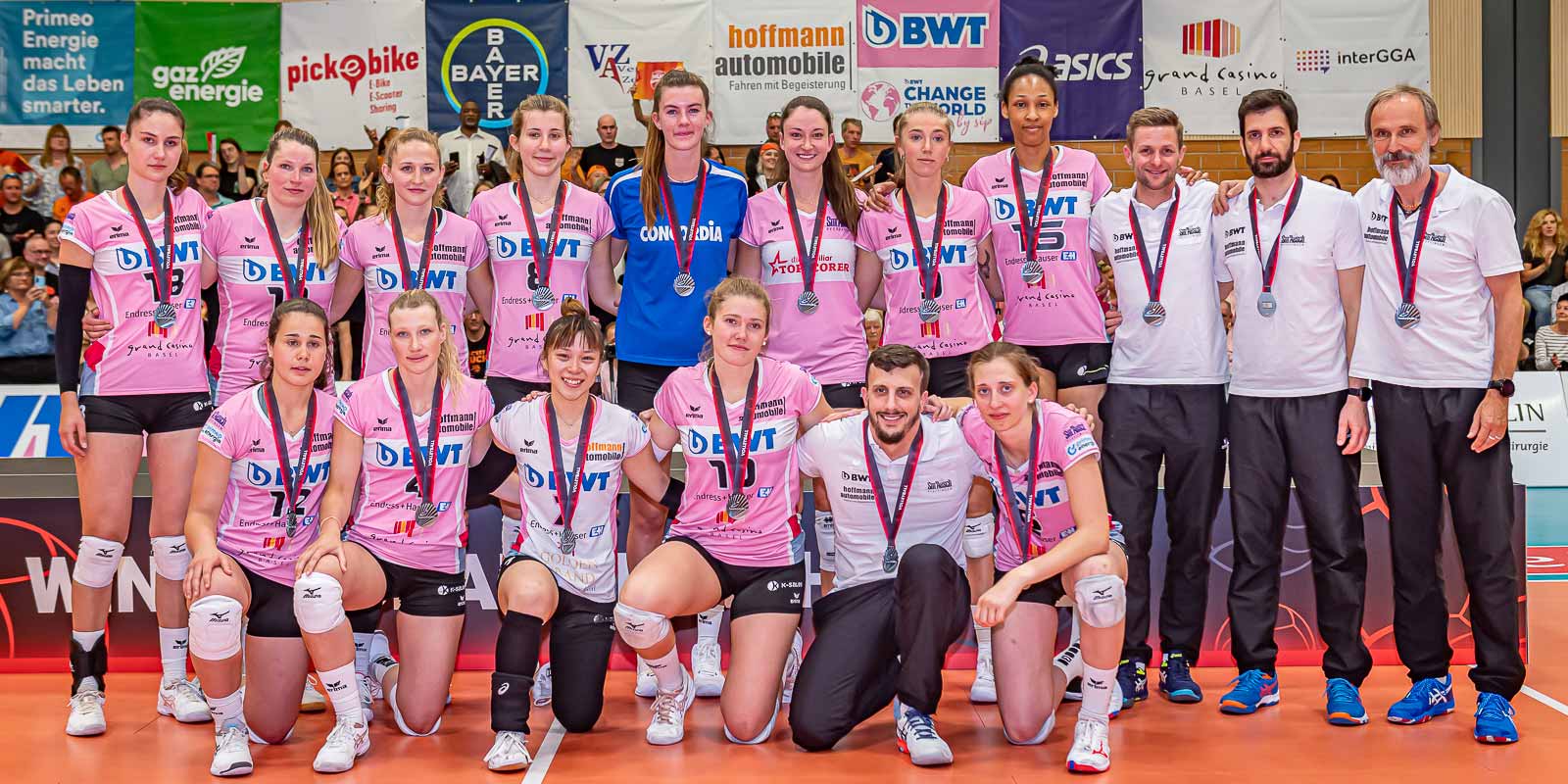 SmAesch-Pfeffingen remporte la médaille d'argent de la saison de volley-ball 21/22