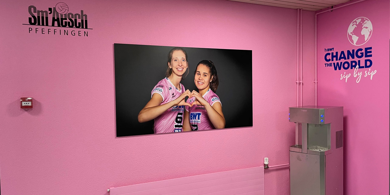 C'est notre fontaine à eau au Löhrenacker à Aesch, notre Bottle Free Zone.