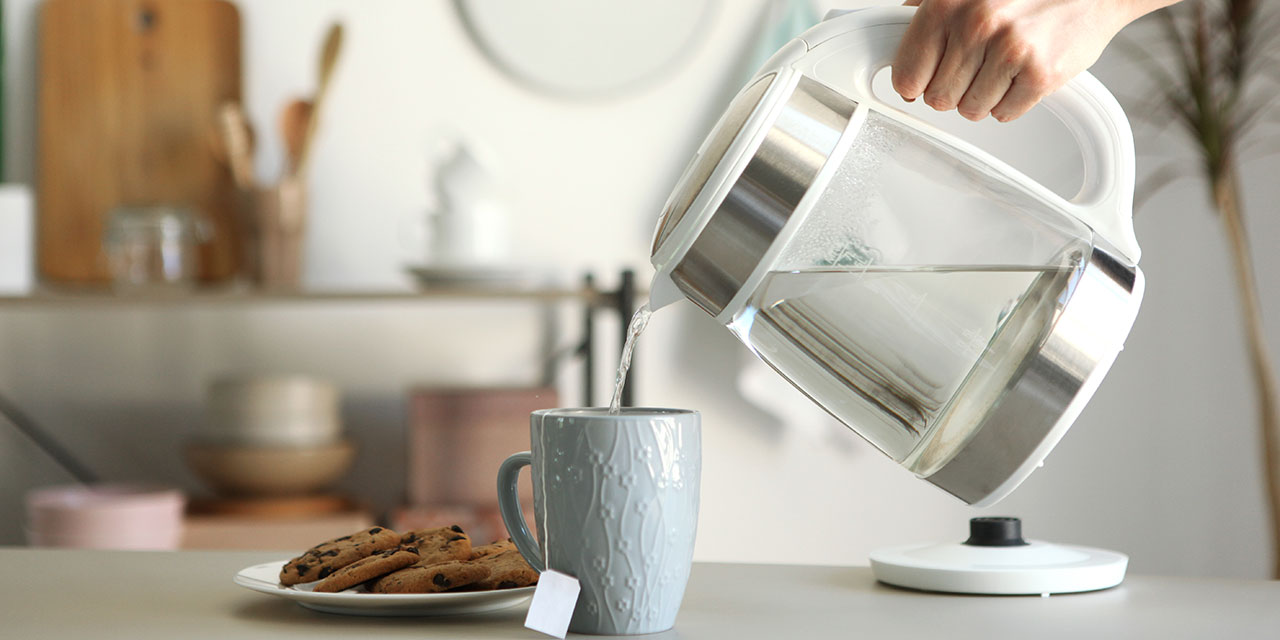 Eau chaude pour le thé