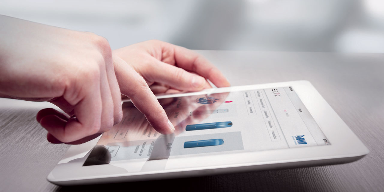 tablette application adoucisseur connecté