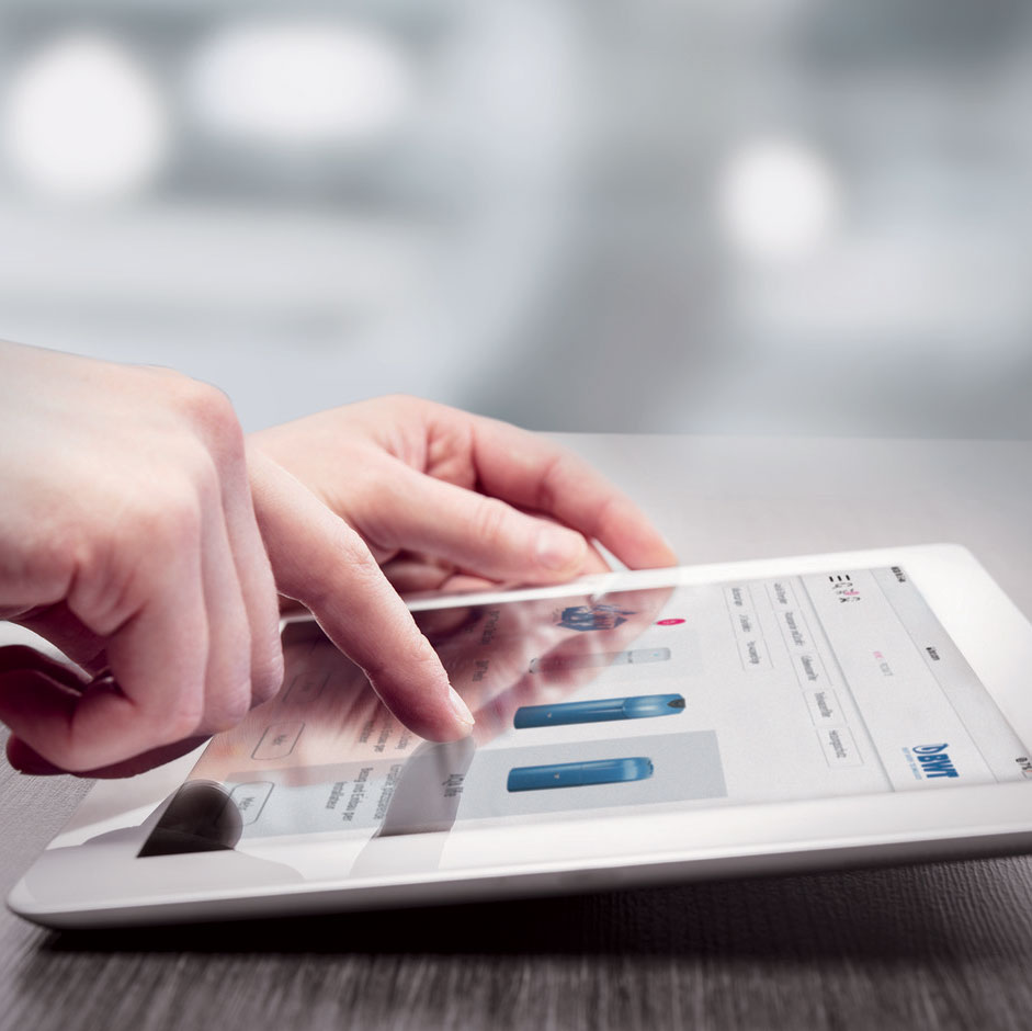 tablette application BWT pour adoucisseur