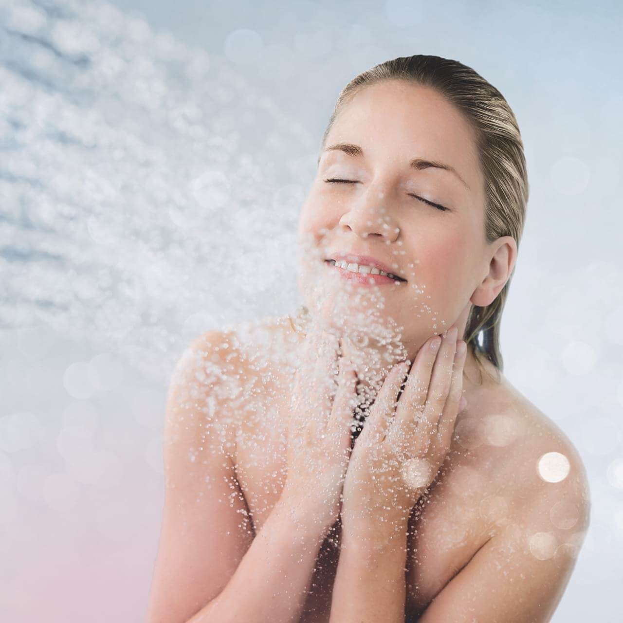 femme-douche-eau-adoucie