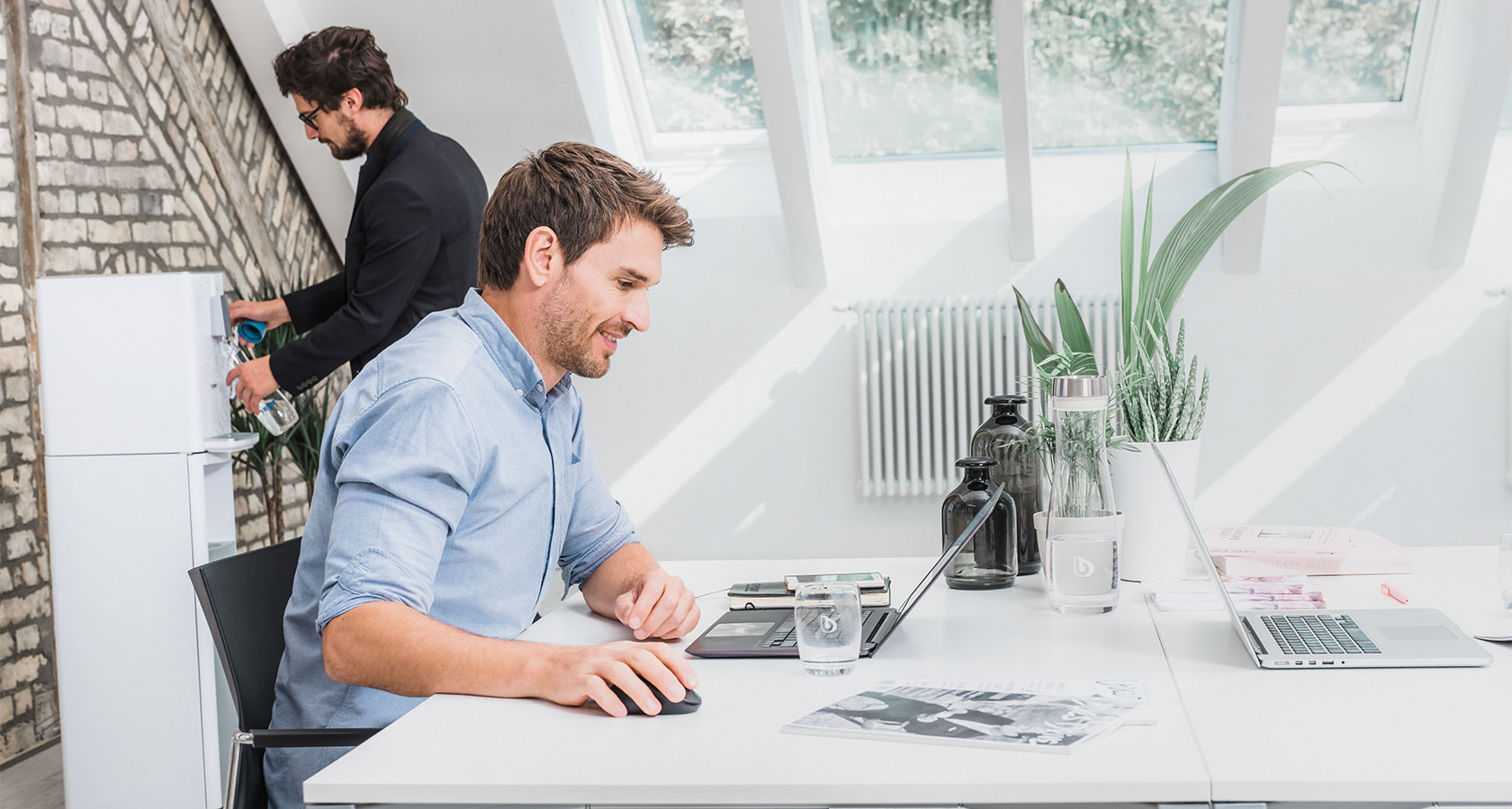 fontaine a eau travail open space