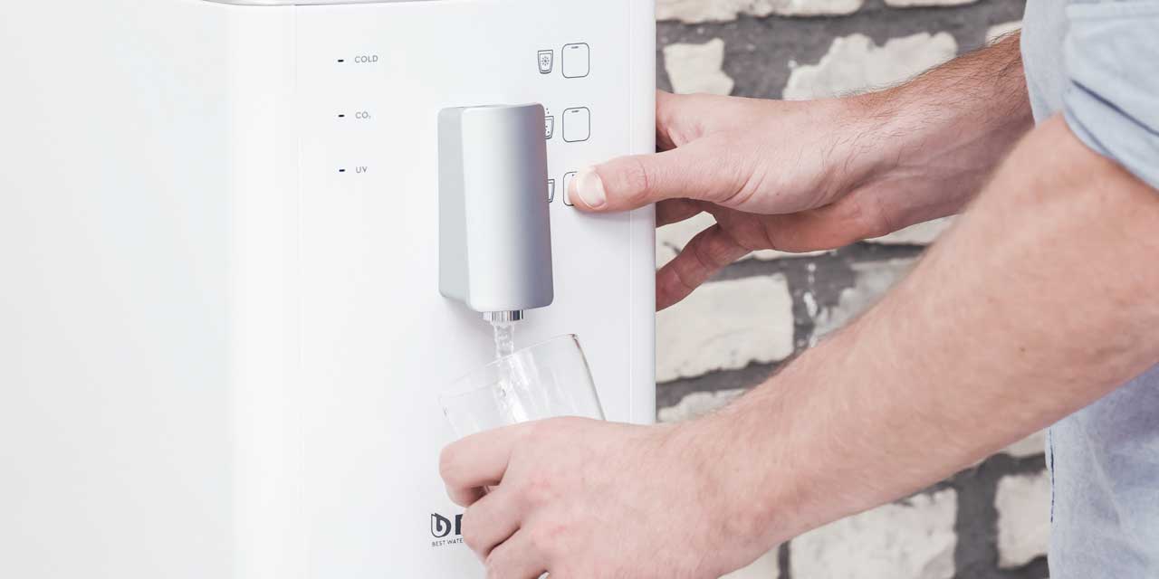 Vandautomat.vandglas