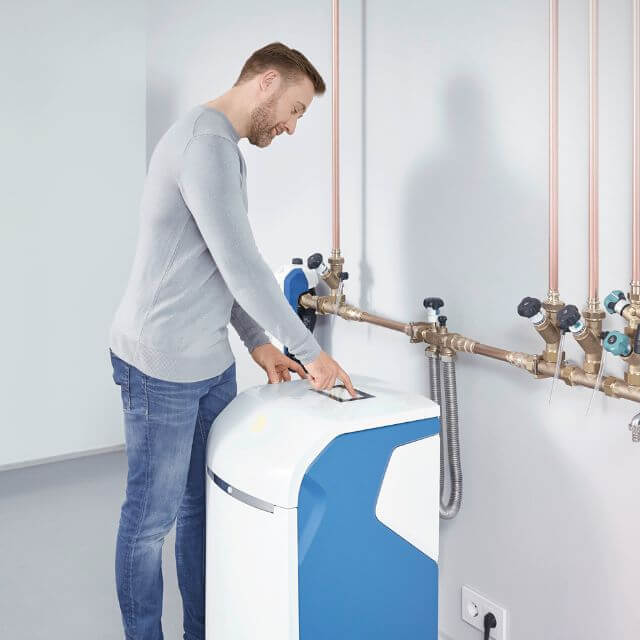 Lakóparki ingatlanok vízlágyítása