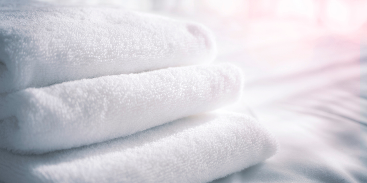 Pihe-puha törölközők lágy vízzel mosva