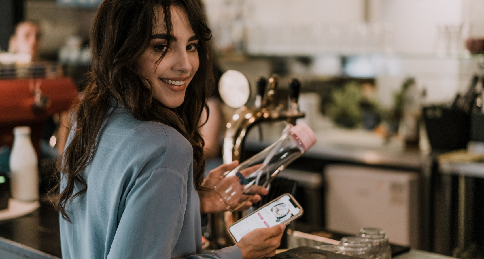 BWT vízlelőhely app kávézó