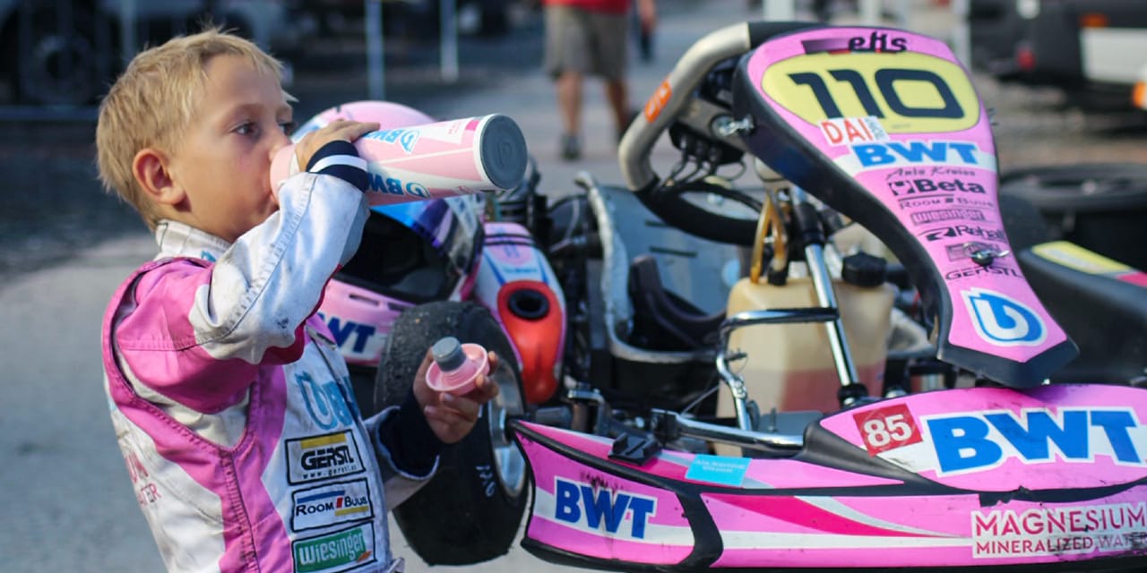 Niklas, Schaufler, campione, kart