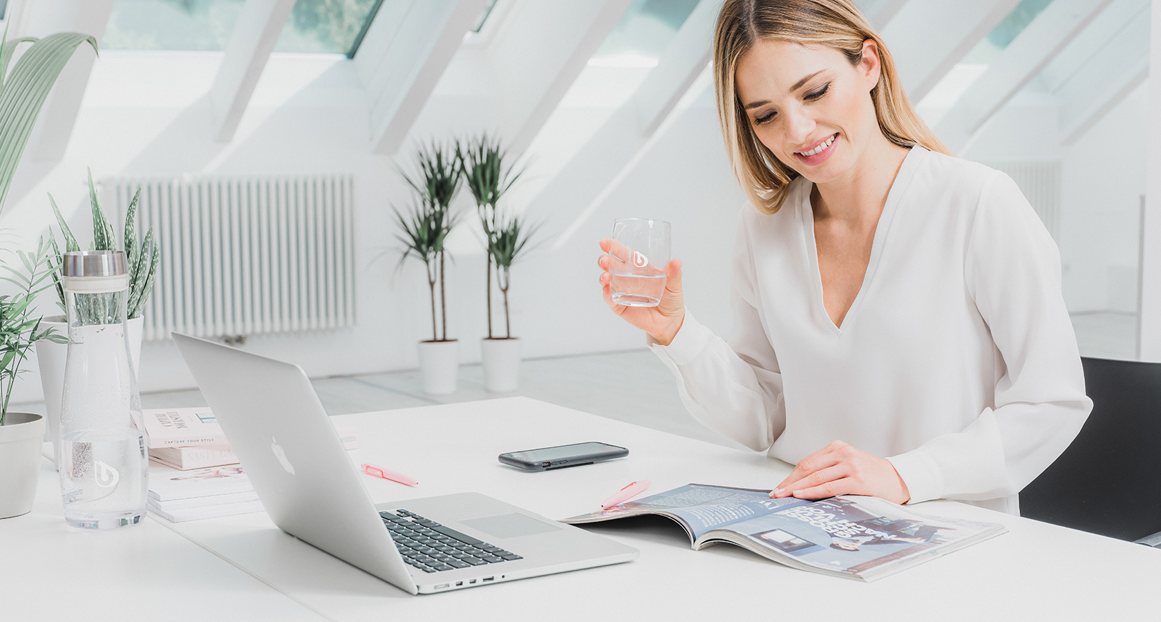 ufficio, bottle, free, zone, dispenser, acqua