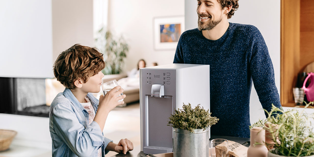 BWT, trattamento acqua, domestico, depurazione, depuratore, frigogasatore, AQA drink