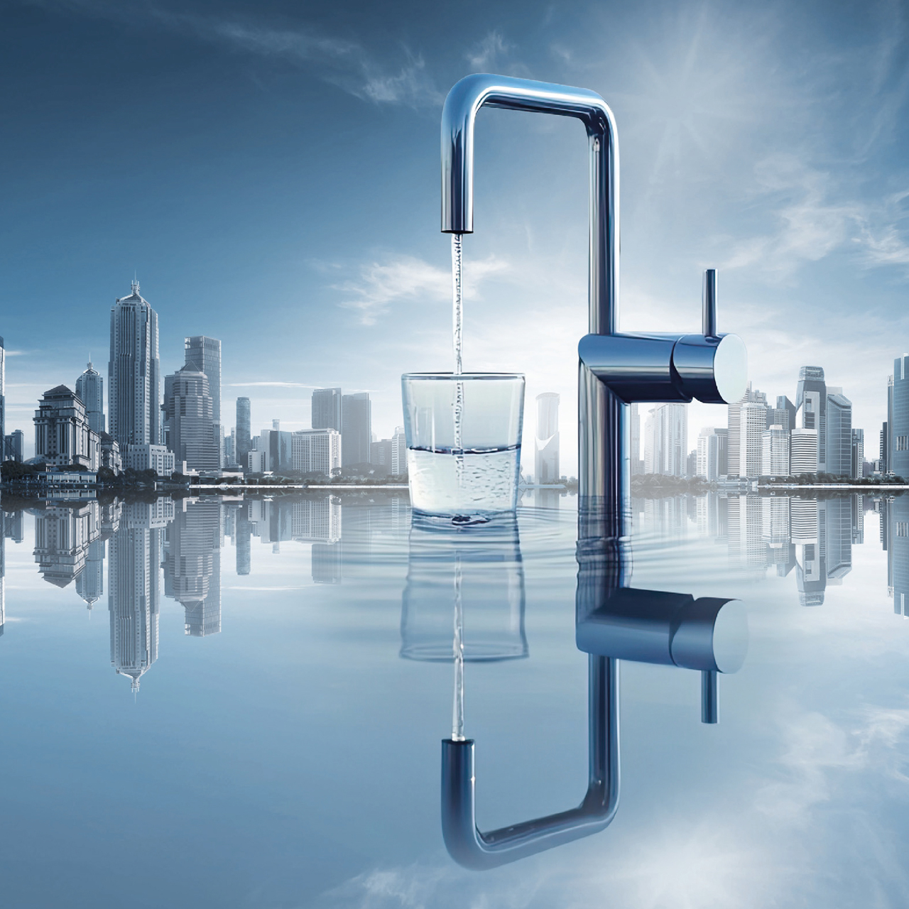 OnePipe Pearlwater acqua addolcita e mineralizzata da un unico tubo