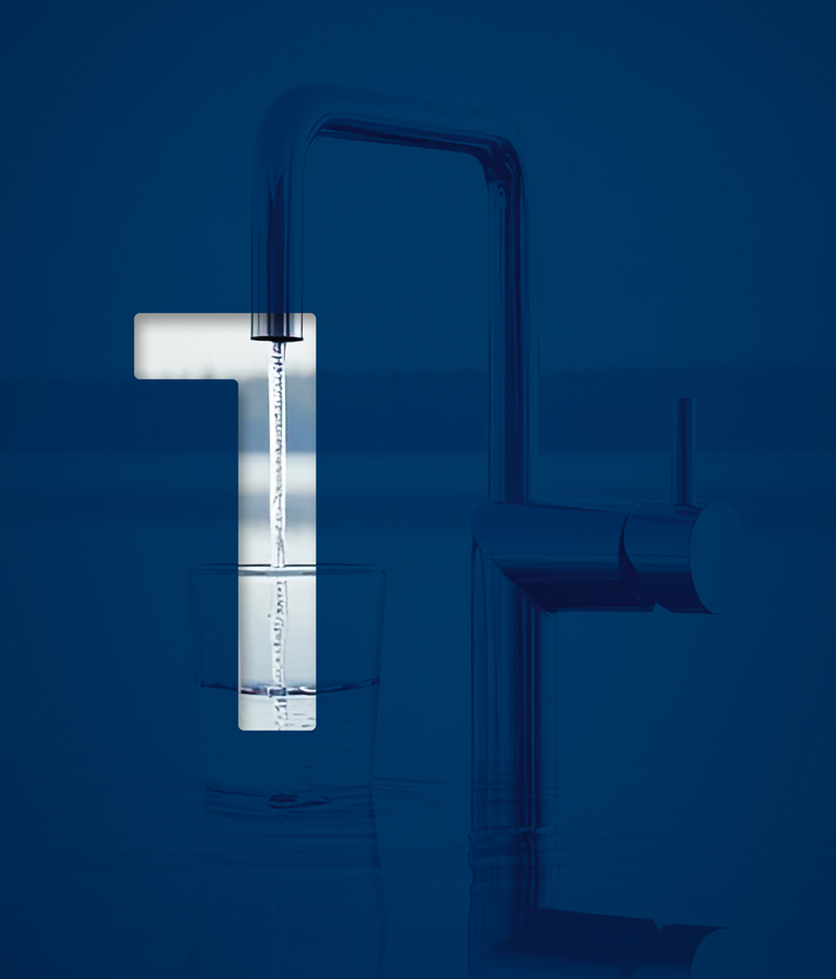 OnePipe Pearlwater acqua addolcita e mineralizzata da un unico tubo