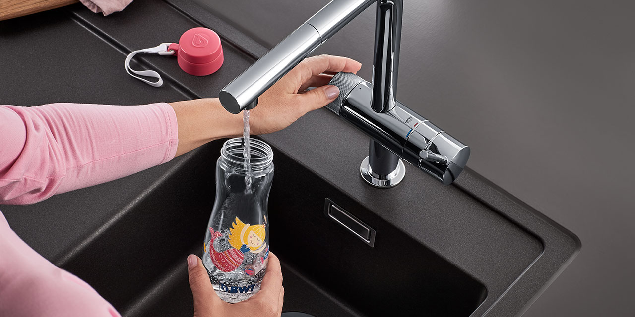 AQA drink, Pure, kit, set, Energy, Joy, Urban, Loft, miscelatore, rubinetto, filtro, depurare, acqua, casa