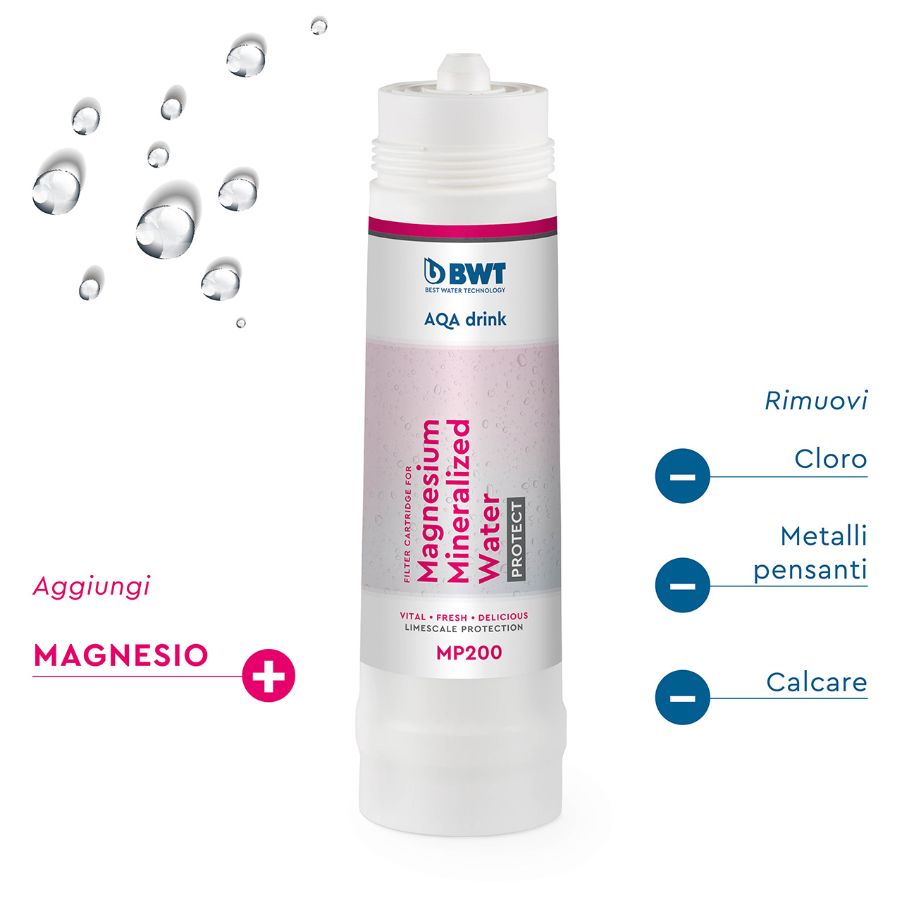 AQA drink, Pure, kit, set, Energy, Joy, Urban, Loft, miscelatore, filtro, depurare, magnesio