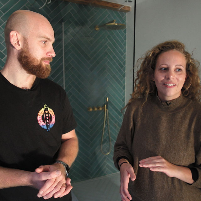 Caroline og Anders fikk installert et kalkfilter for å få kalkfritt vann