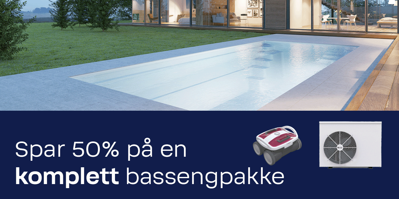 Tilbud på komplett bassengpakke