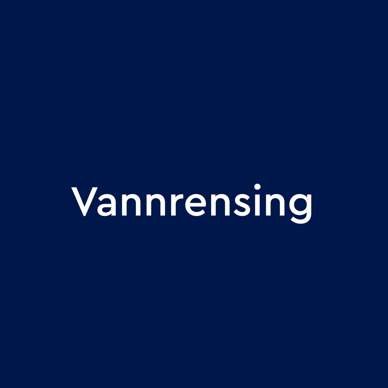 BWT Vannrensing