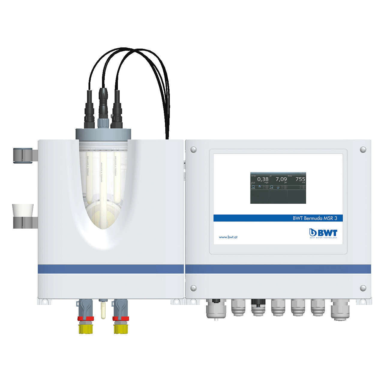 BWT Bermuda MSR måler og overvåker bassengvannet