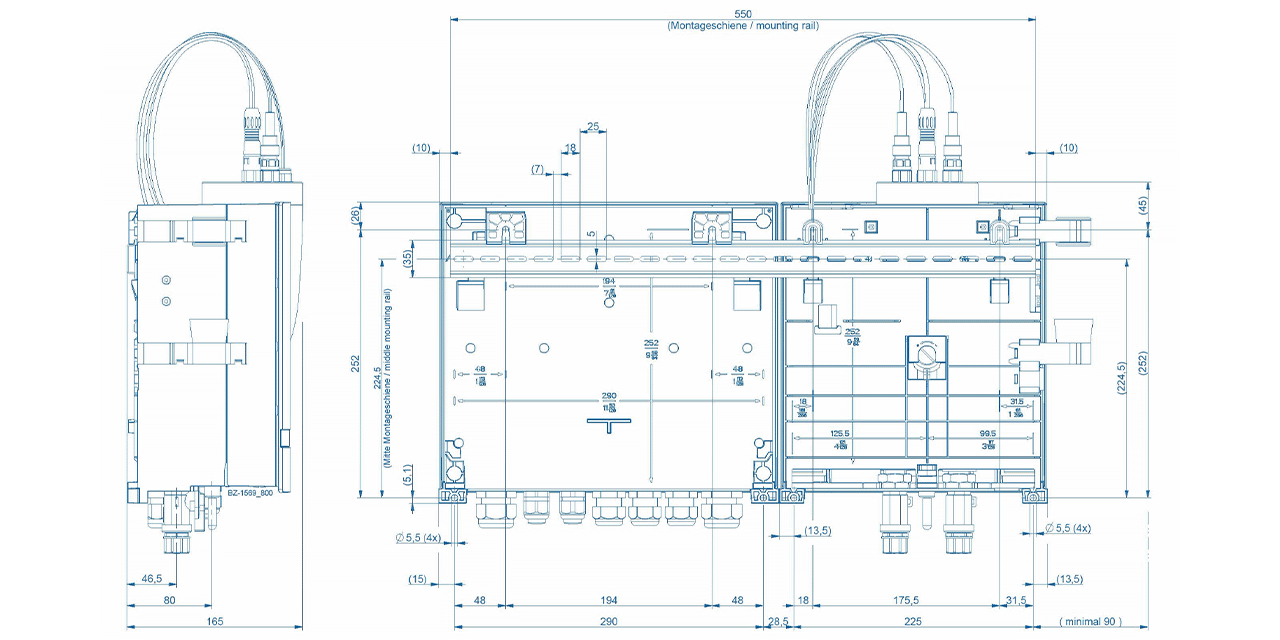 Teknisk tegning av Bermuda MSR 3