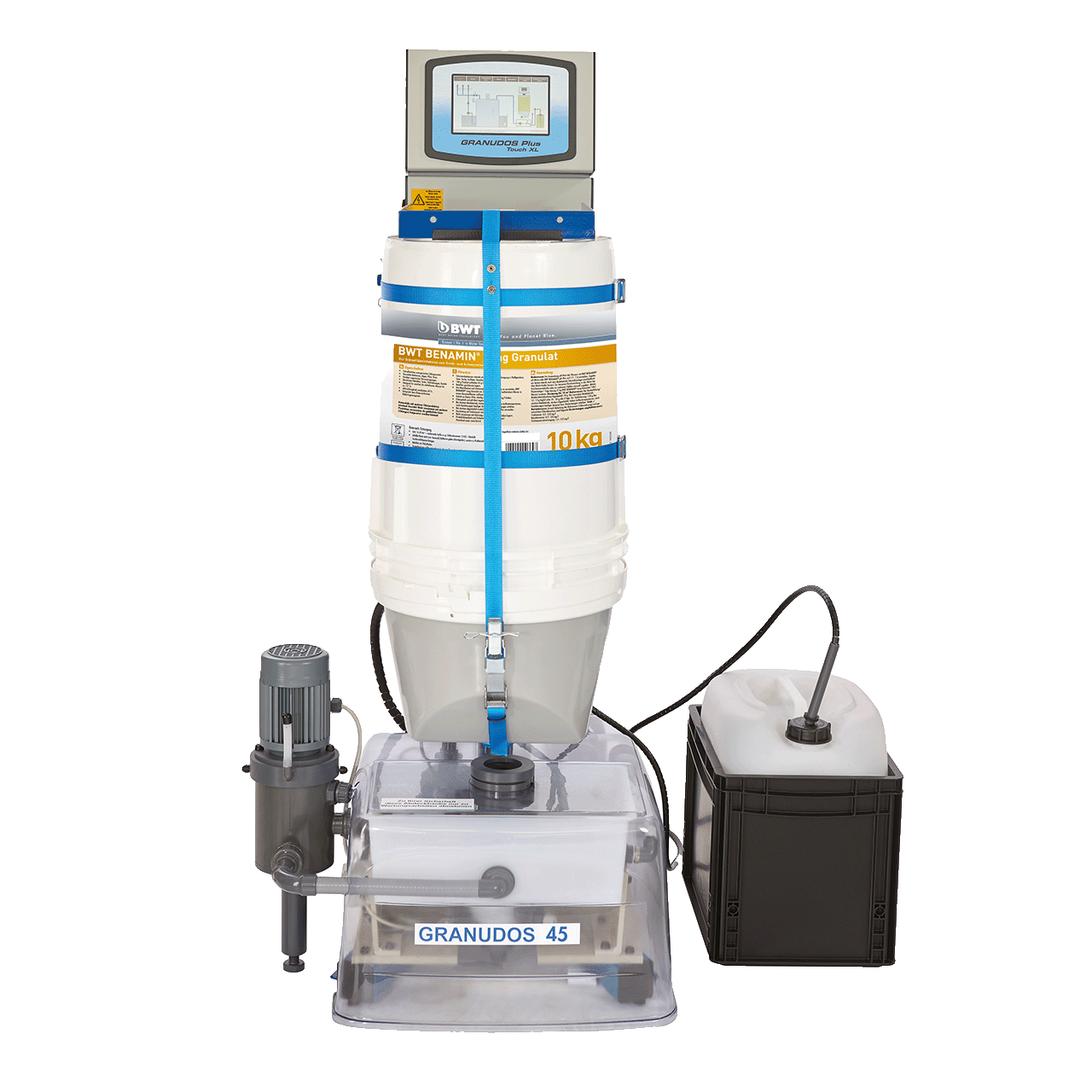 BWT Granudos 45 Touch - dosering av klorgranulat