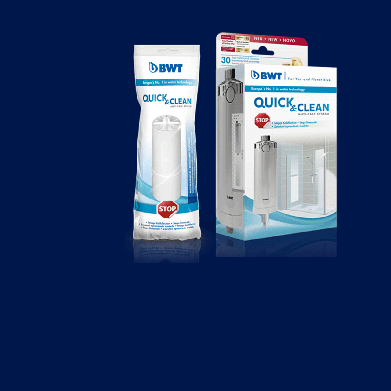 BWT kalkfilter til dusj