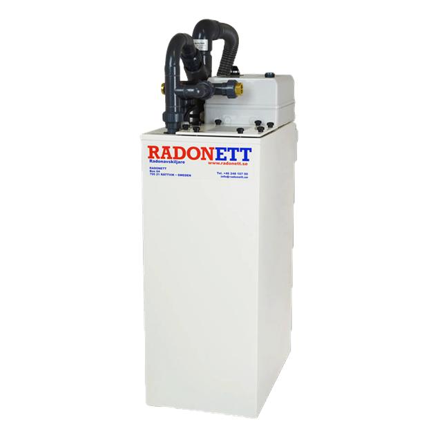 Radonett A1 vannrensing BWT fjerner radon i vannet
