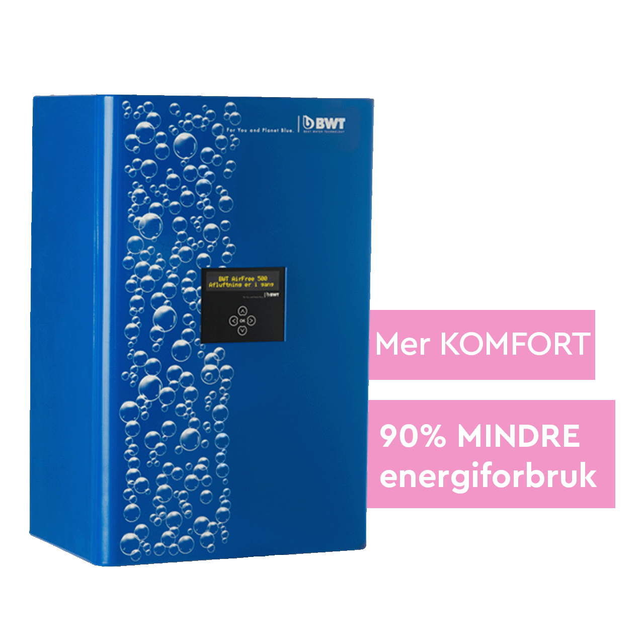 AirFree 500 vannbehandling for varme BWT