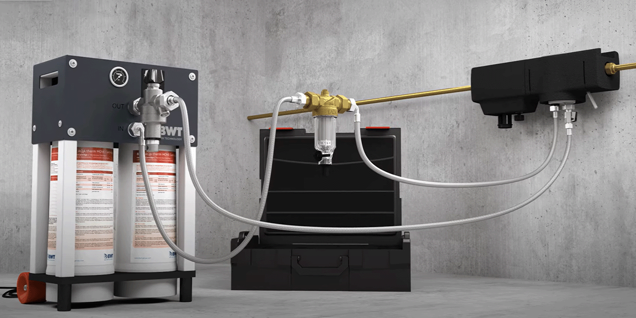 AQA therm MOVE Power BWT Norge varmeanlegg AQA therm MOVE Power BWT Norge - vannbehandling varmeanlegg