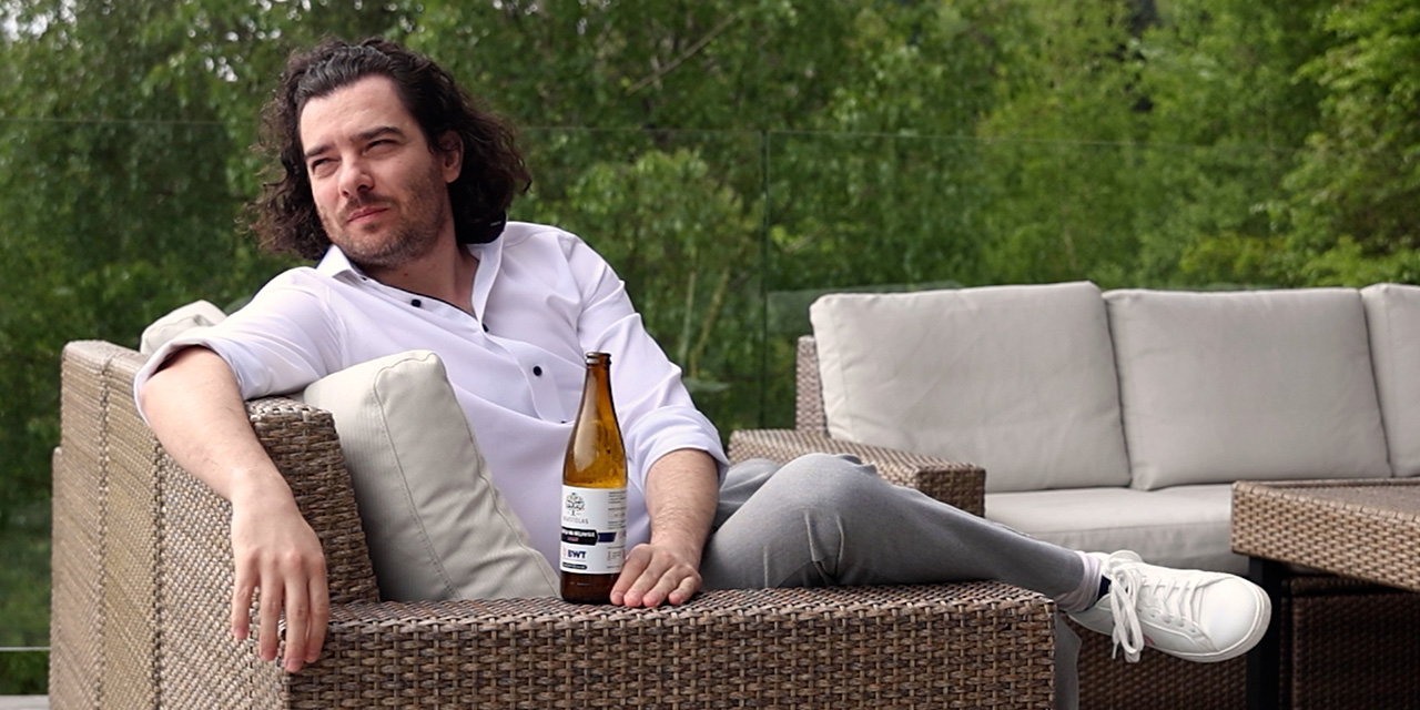 piwo czapla na relaksie