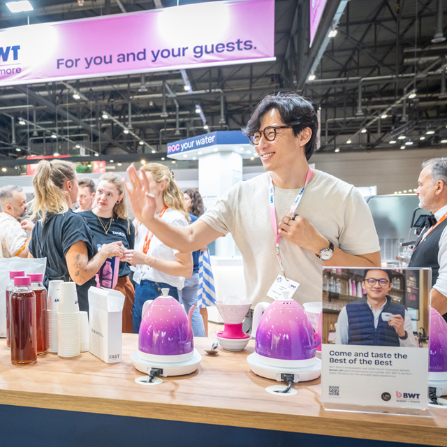 World of Coffee Geneva BWT 2025