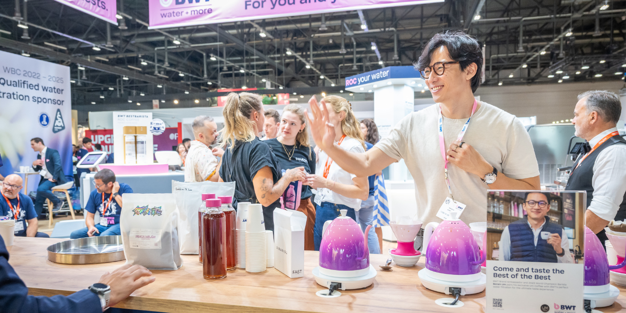 World of Coffee Geneva BWT 2025