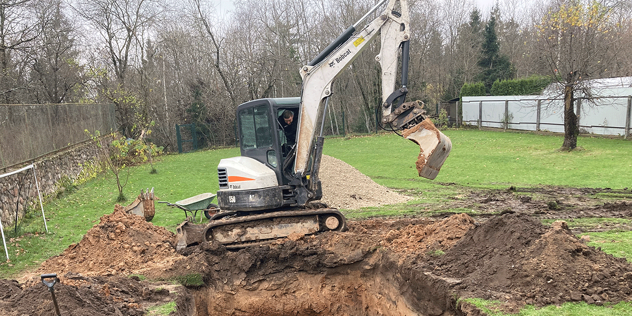 BWT pool og spa assistance til udgravning BWT pool og spa assistance til udgravning