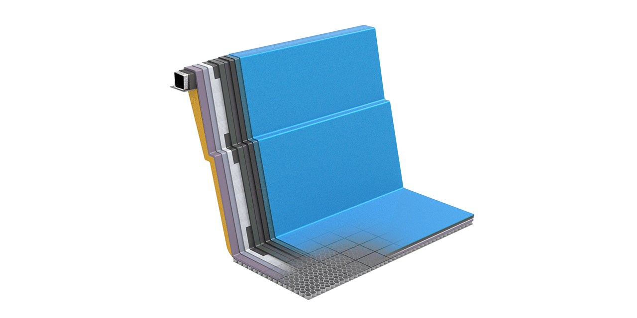 BWT pool struktur på væg BWT pool struktur på væg