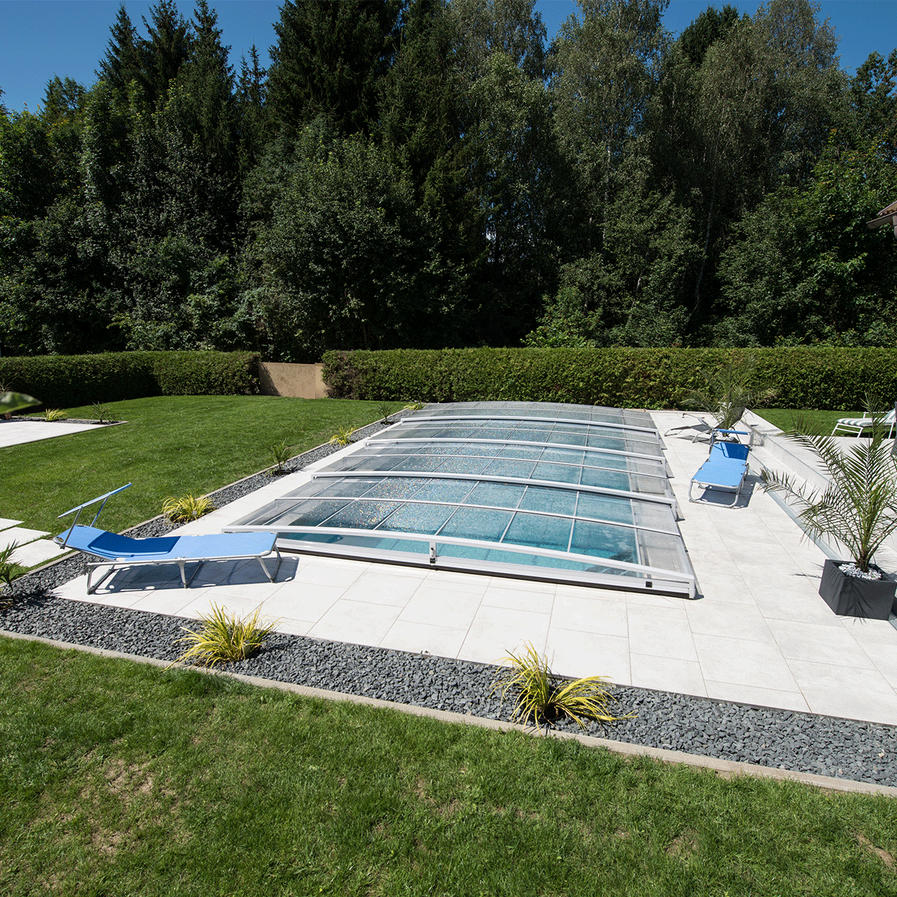 Glasoverdækning til din pool fra BWT