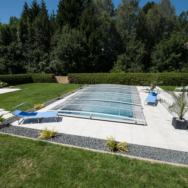 Glasoverdækning til din pool fra BWT