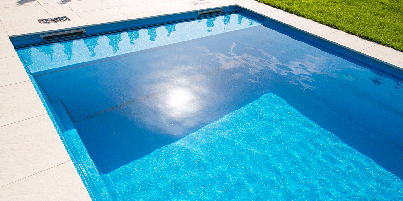 Lamelcover til pool under vandet fra BWT 1-2