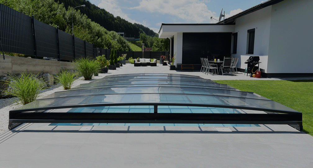 Glasoverdækning til pool fra BWT