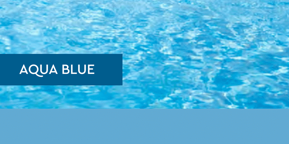 Aqua blue pool farve fra BWT