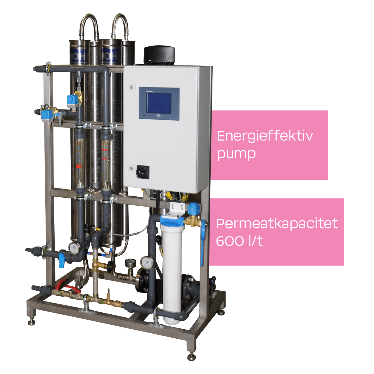 BWT Permaq Pro 2110 kapacitet 600 l/t